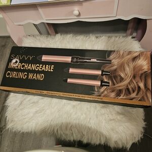 Savvy Interchangeable Curling Wand Set